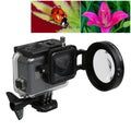 For GoPro HERO5 Sport Action Camera Professional 58mm 16X Macro Lens Close-up Filter with Lens Base & Adapter Ring & Lens Protective Cap & Anti-lost Hand Strap & Cleaning Cloth – Durable Build, Easy to Use