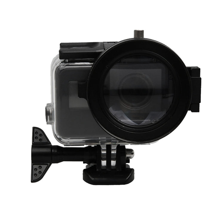 For GoPro HERO5 Sport Action Camera Professional 58mm 16X Macro Lens Close-up Filter with Lens Base & Adapter Ring & Lens Protective Cap & Anti-lost Hand Strap & Cleaning Cloth – Durable Build, Easy to Use
