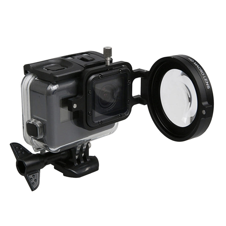 For GoPro HERO5 Sport Action Camera Professional 58mm 16X Macro Lens Close-up Filter with Lens Base & Adapter Ring & Lens Protective Cap & Anti-lost Hand Strap & Cleaning Cloth – Durable Build, Easy to Use
