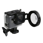 For GoPro HERO5 Sport Action Camera Professional 58mm 16X Macro Lens Close-up Filter with Lens Base & Adapter Ring & Lens Protective Cap & Anti-lost Hand Strap & Cleaning Cloth – Durable Build, Easy to Use