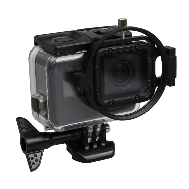 For GoPro HERO5 Sport Action Camera Professional 58mm 16X Macro Lens Close-up Filter with Lens Base & Adapter Ring & Lens Protective Cap & Anti-lost Hand Strap & Cleaning Cloth – Durable Build, Easy to Use