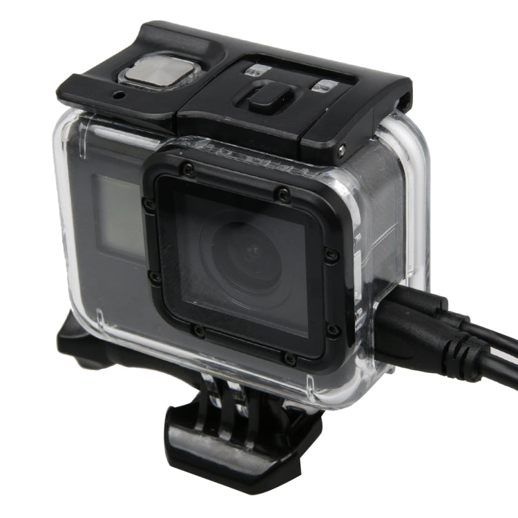 For GoPro HERO5 Skeleton Housing Protective Case Cover with Buckle Basic Mount & Lead Screw, Need to Disassemble Lens, with Buckle Basic – Waterproof