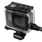 For GoPro HERO5 Skeleton Housing Protective Case Cover with Buckle Basic Mount & Lead Screw, Need to Disassemble Lens, with Buckle Basic – Waterproof