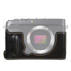 1/4 inch Thread PU Leather Camera Half Case Base for FUJIFILM XE4, For FUJIFILM XE4 For FUJIFILM XE4 Black