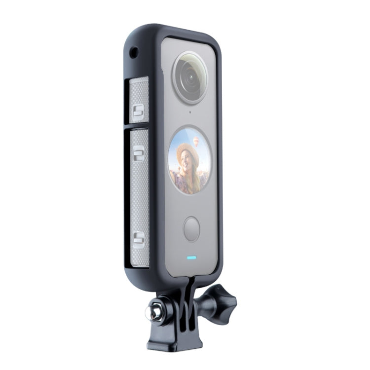 PC Plastic Protective Frame Mount Cage with Tripod Base Adapter for Insta360 One X2 – Durable Build, Easy to Use, For Insta360 One X2