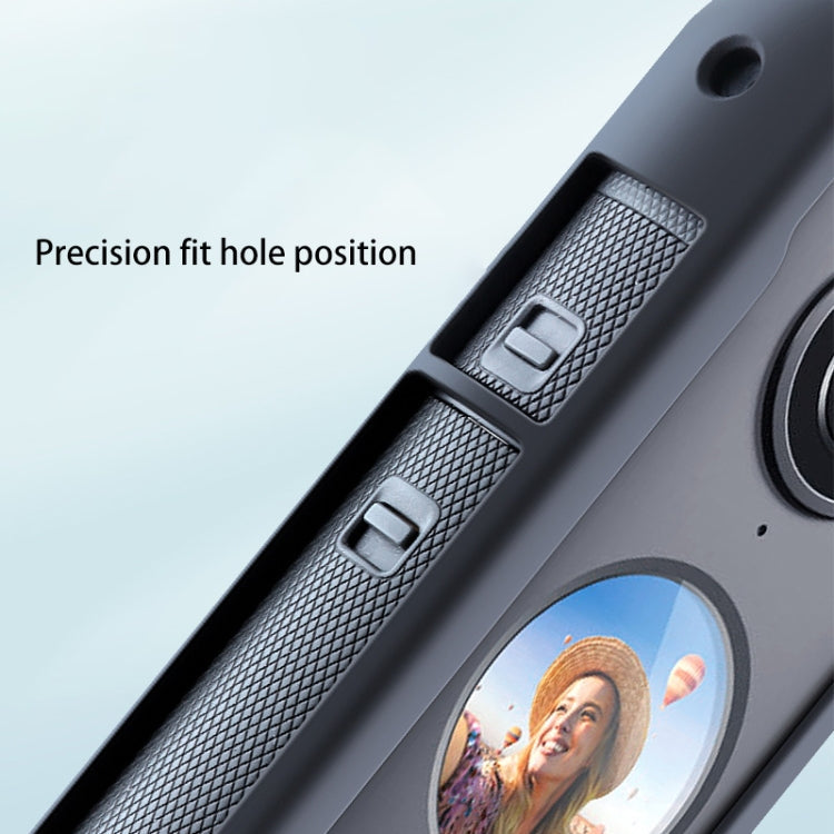 PC Plastic Protective Frame Mount Cage with Tripod Base Adapter for Insta360 One X2 – Durable Build, Easy to Use, For Insta360 One X2