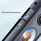 PC Plastic Protective Frame Mount Cage with Tripod Base Adapter for Insta360 One X2 – Durable Build, Easy to Use, For Insta360 One X2