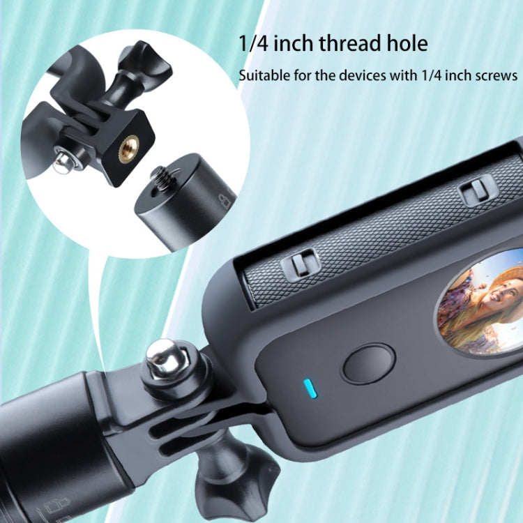 PC Plastic Protective Frame Mount Cage with Tripod Base Adapter for Insta360 One X2 – Durable Build, Easy to Use, For Insta360 One X2