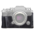 1/4 inch Thread Litchi Texture PU Leather Camera Half Case Base for FUJIFILM X-T4, For FUJIFILM X-T4 Litchi For FUJIFILM X-T4 Litchi Black