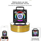 12cm 360 Degree Rotating Turntable Matte Electric Display Stand Video Shooting Props Turntable, Load: 3kg, 12cm Matte Black, 12cm Matte White