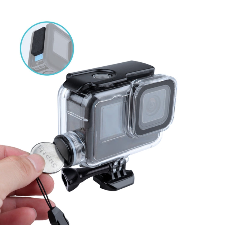 For GoPro HERO10 Black / HERO9 Black 30m Charging Waterproof Housing Case with Buckle Basic Mount & Screw – Waterproof, For GoPro HERO9 Black / Charging