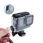 For GoPro HERO10 Black / HERO9 Black 30m Charging Waterproof Housing Case with Buckle Basic Mount & Screw – Waterproof, For GoPro HERO9 Black / Charging