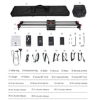 YELANGU L80TC 80cm Electrical Slide Rail Track with 2.4GHz Remote Control for SLR Cameras / Video Cameras, L80TC 80cm