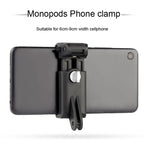 Selfie Sticks Monopods Mount Phone Clamp for iPhone, Samsung, HTC, Sony, LG and other Smartphones, Clip Range: 6-9cm, Phone Clamp