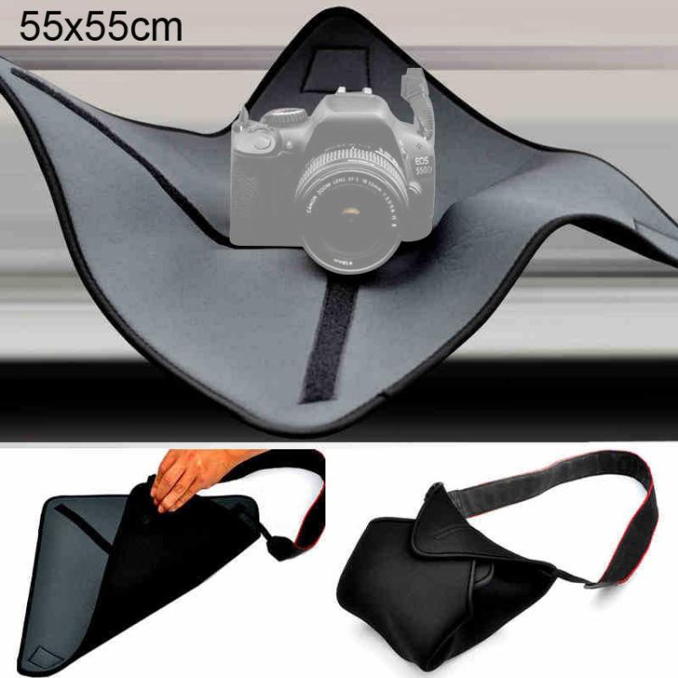 Shockproof Neoprene Bag Magic Wrap Blanket for Canon / Nikon / Sony Camera Lens, Size: 55 x 55cm, 55 x 55cm 55 x 55cm