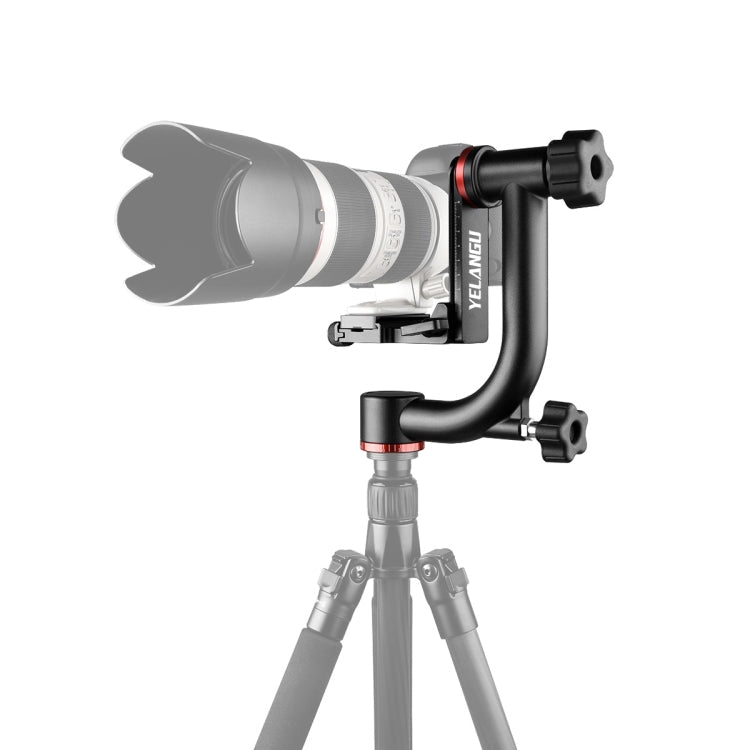 YELANGU A201 360 Degree Horizontal Gimbal Tripod Head for DV and SLR Cameras, A201 A201