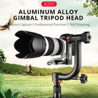 YELANGU A201 360 Degree Horizontal Gimbal Tripod Head for DV and SLR Cameras, A201