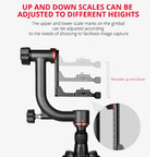 YELANGU A201 360 Degree Horizontal Gimbal Tripod Head for DV and SLR Cameras, A201