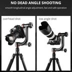 YELANGU A201 360 Degree Horizontal Gimbal Tripod Head for DV and SLR Cameras, A201