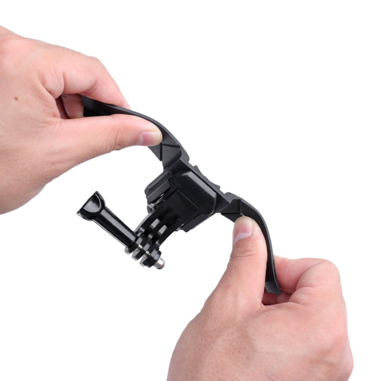 Helmet Mount with J-Hook Buckle for GoPro, Insta360, DJI and Other Action Cameras, Helmet Mount – Durable Build, Easy to Use