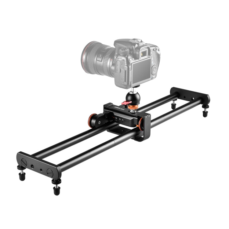 YELANGU L4X-60ET 60cm Splicing Slide Rail Track + Trolley Rail Buckle with Ballhead for SLR Cameras / Video Cameras, L4X-60ET 60cm L4X-60ET 60cm