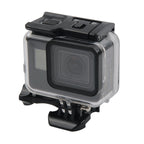 45m Waterproof Housing Protective Case + Touch Screen Back Cover for GoPro NEW HERO /HERO6 /5, with Buckle Basic Mount & Screw, No Need to Remove Lens, Touch Screen (Transparent) – Waterproof