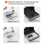 45m Waterproof Housing Protective Case + Touch Screen Back Cover for GoPro NEW HERO /HERO6 /5, with Buckle Basic Mount & Screw, No Need to Remove Lens, Touch Screen (Transparent) – Waterproof