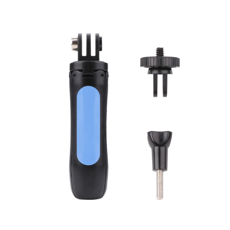 Multi-functional Foldable Tripod Holder Selfie Monopod Stick for GoPro, Insta360, DJI and Other Action Cameras, Length: 12-23cm, Length: 12-23cm (Red), Length: 12-23cm (Blue) – Aluminum Alloy, Non-slip Length: 12-23cm (Blue) Blue