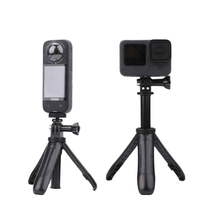 Multi-functional Foldable Tripod Holder Selfie Monopod Stick for GoPro, Insta360, DJI and Other Action Cameras, Length: 12-23cm, Length: 12-23cm (Red), Length: 12-23cm (Blue) – Aluminum Alloy, Non-slip