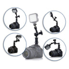 7 inch Adjustable Friction Articulating Magic Arm + Large Claws Clips, 7 inch Magic Arm + Claws Clips