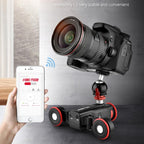 YELANGU L5 Electric Track Slider 3-Wheel Rolling Dolly Car, Load: 3kg, L5 Dolly Car