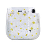 Stars Crystal PVC Hard Case Camera Bag with Shoulder Strap for FUJIFILM Instax Mini 11, Transparent – Durable Build, Easy to Use