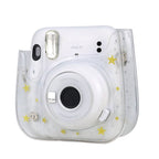 Stars Crystal PVC Hard Case Camera Bag with Shoulder Strap for FUJIFILM Instax Mini 11, Transparent – Durable Build, Easy to Use