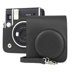 Full Body Camera Retro PU Leather Case Bag with Strap for FUJIFILM instax mini 40, For FUJIFILM instax mini 40 For FUJIFILM instax mini 40 Black