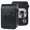 Full Body Camera Retro PU Leather Case Bag with Strap for FUJIFILM instax mini Liplay, For FUJIFILM instax mini Liplay For FUJIFILM instax mini Liplay Black