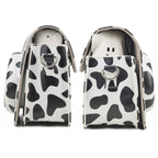 Milk Cow Full Body PU Leather Case Camera Bag with Strap for FUJIFILM instax mini 7+, Milk Cow