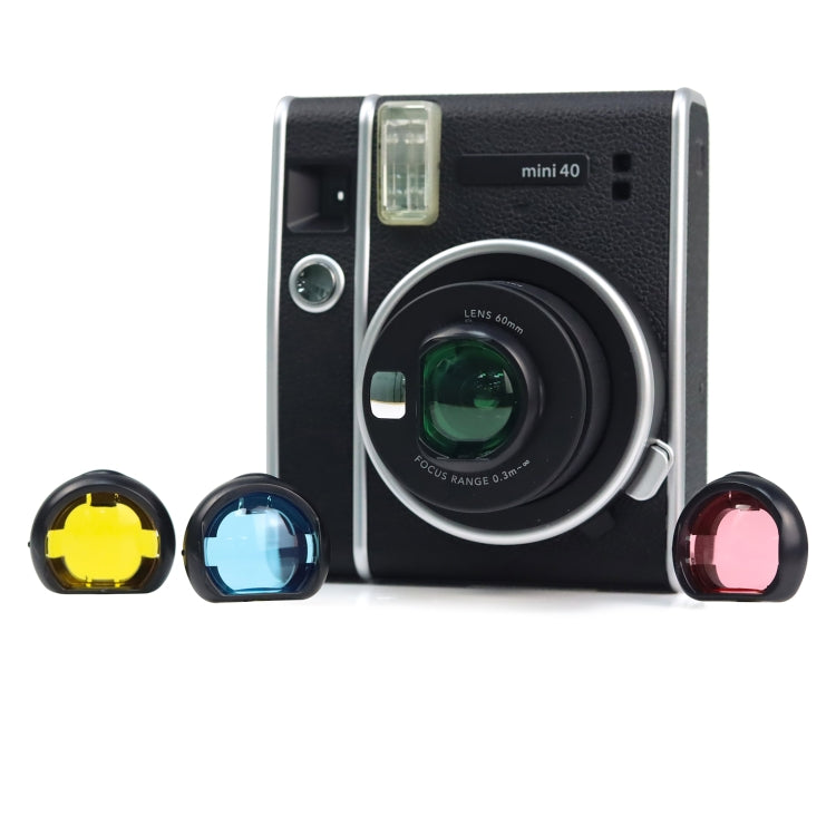 4 in 1 Four Colors Camera Filter for Fujifilm Instax mini 40 – Durable Build, Easy to Use