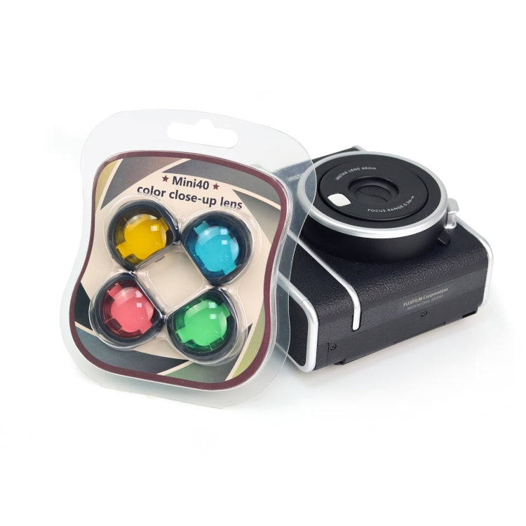 4 in 1 Four Colors Camera Filter for Fujifilm Instax mini 40 – Durable Build, Easy to Use