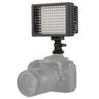 HD-160 White Light LED Video Light on-Camera Photography Lighting Fill Light for Canon, Nikon, DSLR Camera with 3 Filter Plates, HD-160 HD-160