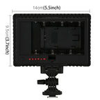 HD-160 White Light LED Video Light on-Camera Photography Lighting Fill Light for Canon, Nikon, DSLR Camera with 3 Filter Plates, HD-160