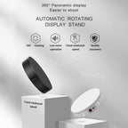 22cm Electric Rotating Display Stand Video Shooting Props Turntable, Load: 50kg, EU Plug, 22cm, EU Plug