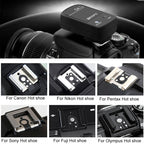 TRIOPO G4 2.4G Wireless Flash Speedlite Trigger with Hot Shoe, G4