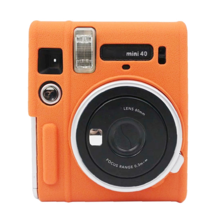 Soft Silicone Protective Case for Fujifilm Instax mini 40 – Durable Build, Easy to Use Orange