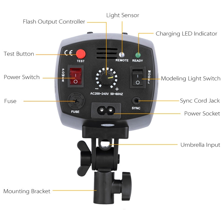 Godox K-180A Mini Master 180Ws Studio Flash Light Photo Flash Speedlight, K-180A – TPU