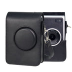 Vertical Full Body Camera PU Leather Case Bag with Strap for FUJIFILM instax mini Evo, For FUJIFILM instax mini Evo Vertical For FUJIFILM instax mini Evo Vertical Black