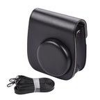 Solid Color Full Body Camera Leather Case Bag with Strap for FUJIFILM Instax mini 11