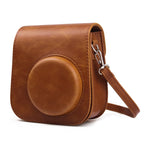 Retro Full Body Camera Leather Case Bag with Strap for FUJIFILM Instax mini 11, For FUJIFILM Instax mini 11