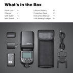 Godox V860 III-C 2.4GHz Wireless TTL II HSS Flash Speedlite for Canon, V860 III-C for Canon