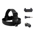 Elastic Mount Belt Adjustable Head Strap with Phone Clamp & Screw & S-type Adapter for GoPro HERO10 Black / HERO9 Black /8 /7 /6 /5, Xiaoyi and Other Action Cameras, Smarphones – Durable Build, Easy to Use