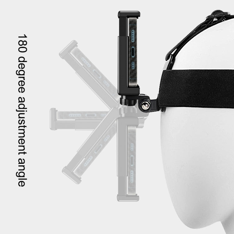 Elastic Mount Belt Adjustable Head Strap with Phone Clamp & Screw & S-type Adapter for GoPro HERO10 Black / HERO9 Black /8 /7 /6 /5, Xiaoyi and Other Action Cameras, Smarphones – Durable Build, Easy to Use